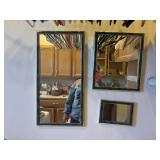 Three matching Mirrors                   (Laundry