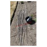 Bamboo sticks and zip ties Lot(backyard)