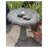 Cement bird bath(backyard)