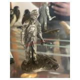 Pewter Figure            (Entry Way Cabinet)