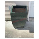 Large planter (by garage door)