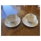 Flintridge China Teacup and Saucers l