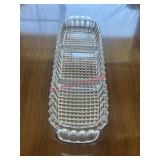 Anchor Hocking crystal divided relish tray