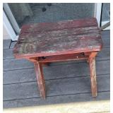 Wooden stool (balcony)