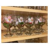 Hand painted Wine Glasses               (kitchen)