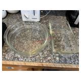 Two Glass baking dishes               (kitchen)