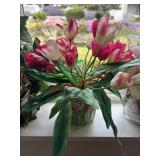 Faux Tulip Arrangement         (Living Room 1)