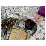 Lot of Toothpick holder, Collector Plate and more