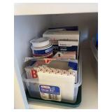 First aid lot (master bath)