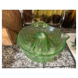 Vaseline Glass large Juicer            (Kitchen)