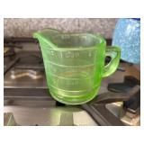Vaseline Glass 1 Cup Measure Cup