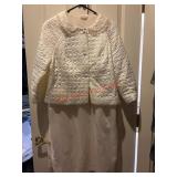 Vintage Nighty With Night Jacket Medium Barbizon