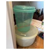 Two Large Dry Good Containers