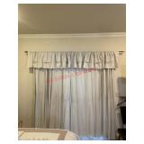 Long window drapes and hard ware (master bedroom)