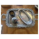 Sterling Silver Platter with serving lot (Dining