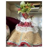 vintage Caribbean souvenir doll