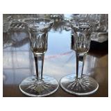 Crystal Candle Holders          (Dining Room)