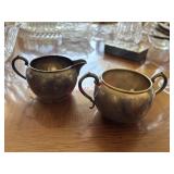 Sterling Sugar and Cream Set           (Dining