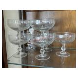 Princess House Heritage crystal footed dessert