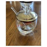 Vtg Clear Jelly Jar         (Dining Room)