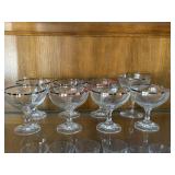 Vintage champagne coupes Fostoria       (Dining