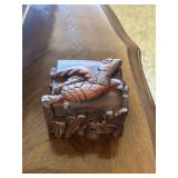 Carved Turtle Trinket Dish               (Dining