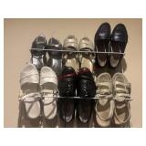 Two Racks of SZ 9 SAS Ladies Shoes