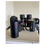 vintage Wards Focus Zoom binoculars And lens