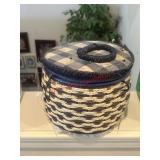 Sewing Caddy With Sewing Contents