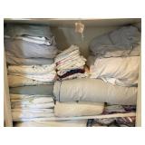 Mix lot of full and king size sheets and fitted