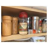 Salt and pepper Grinder and Spices lot