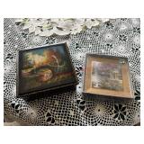 Trinket Box and Coaster Lot         (Living Room