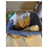 Basket of Paint Brushes / Paints