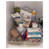First Aid Items under Sink              (Spare