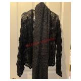 Chicos Knitted Style Sweater SZ 2 and Infinity