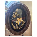 Gold Hawaiin Flower Wall Art