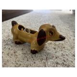 Vtg Weiner Dog Trinket Dish         (Spare Room)