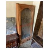 Vintage Gun Cabinet with key and contents