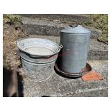Feed Bucket and Chicken Feeder             (Car