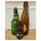 3 Vintage bottles