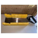 Clamping Miter Box with a 14-inch Back Saw
