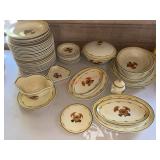 Aluminia 'Morgenfrue'  vintage faience dinnerware