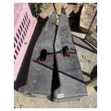 Set of Plastic Ramps One with crack    (Carport)