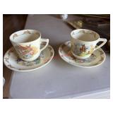 Bunnykins Teacups and saucers       (Dining Room)
