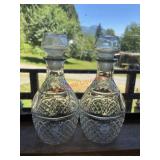 Two Stubby Decanters              (Dining Room)