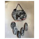 Shapes of Clay wind chime                (Dining