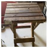 Wooden foldable small table (Shop)