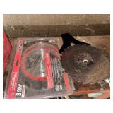 Saw Blades, Brush Blade lot             (Car