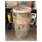 Vintage Metal milk Can             (Car Port)