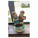 Vtg Hummel style music box *not tested* (living
